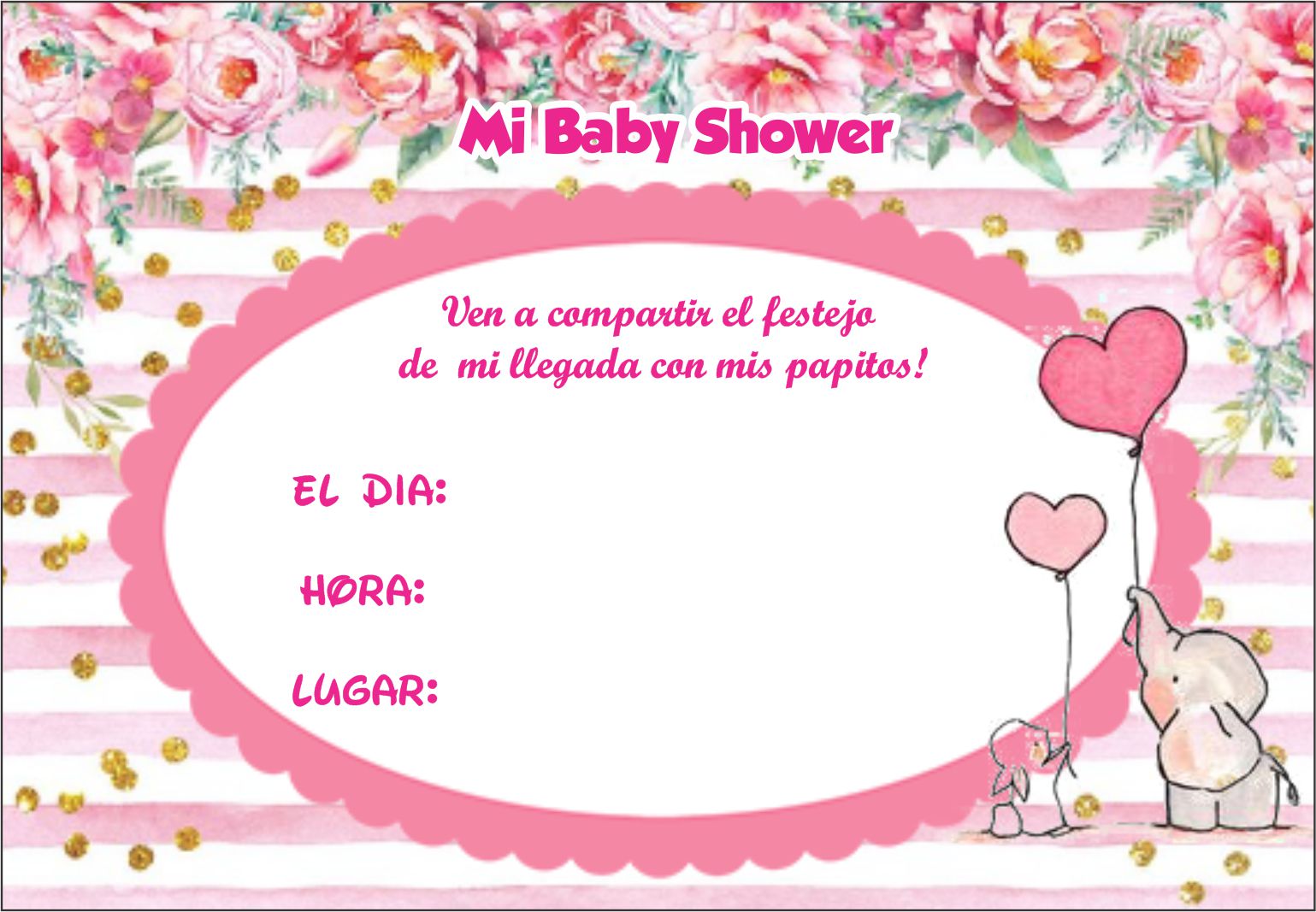 Tarjetas De Baby Shower Para Imprimir Gratis Z Baby Shower Ideas Images