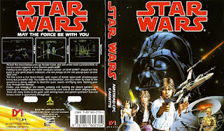 Portada para la cinta de Star Wars para Amstrad CPC 464 de 1987