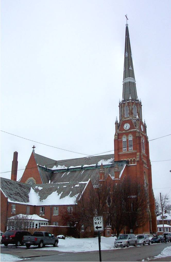 Catholic Architecture and History of Toledo, Ohio St. Joseph, Fremont