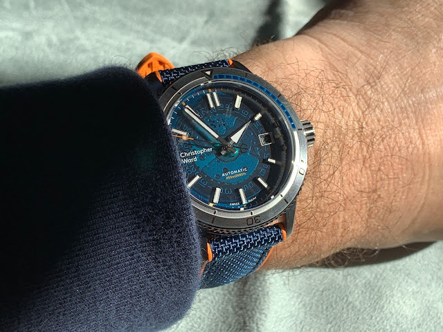 Christopher Ward C60 Sapphire wrist