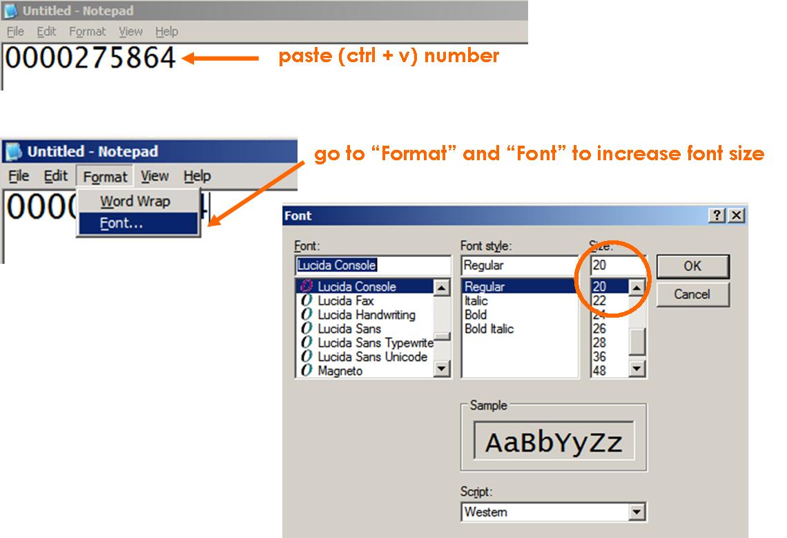 Library Card Number Example