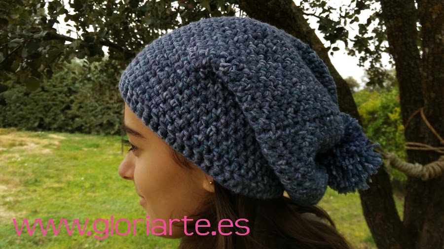 vista de perfil dela boina