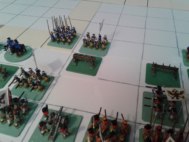 Grid Wargaming Battle of Fraustadt; 3rd February 1706 Western Poland.