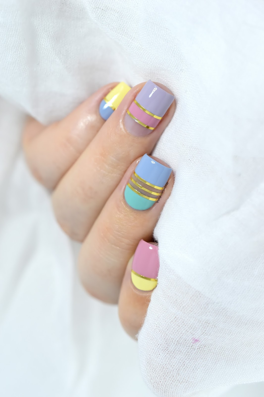 Pastel Color Block avec la collection Wildflower de ProNails (+ Giveaway)