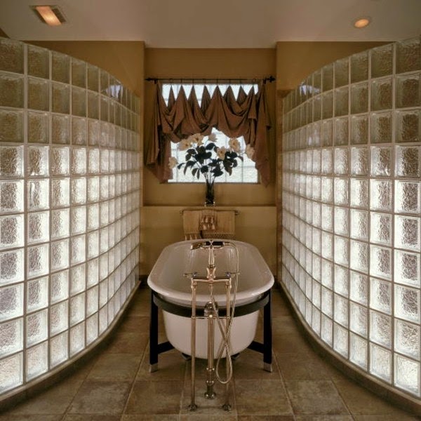 Glass blocks for shower – 44 great pictures!