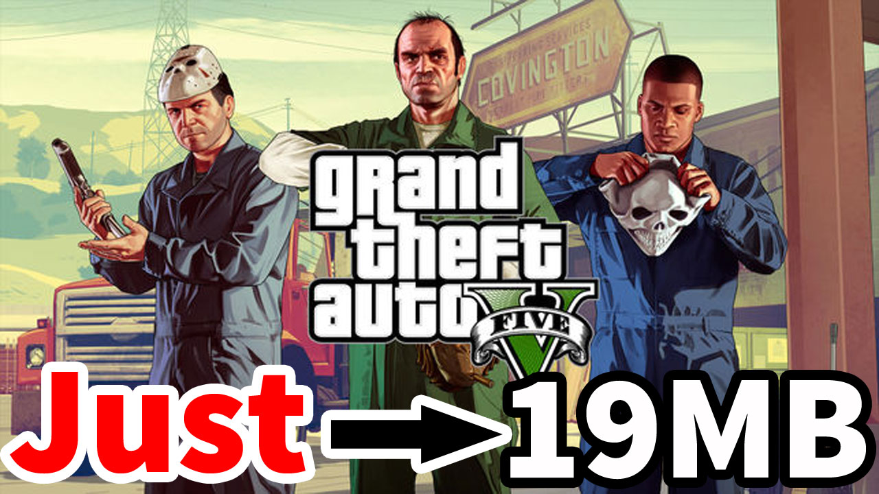 Download GTA 5 in 3MB For PC Fully Highly Compressed Game 100 Working