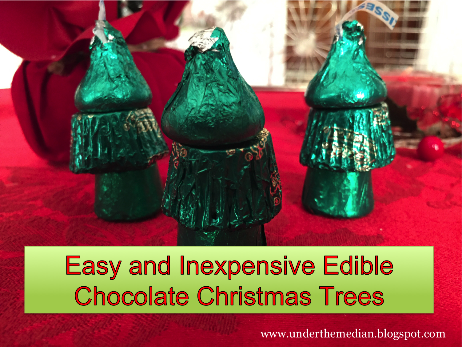 Under the Median Easy and Inexpensive Edible Chocolate Christmas Trees