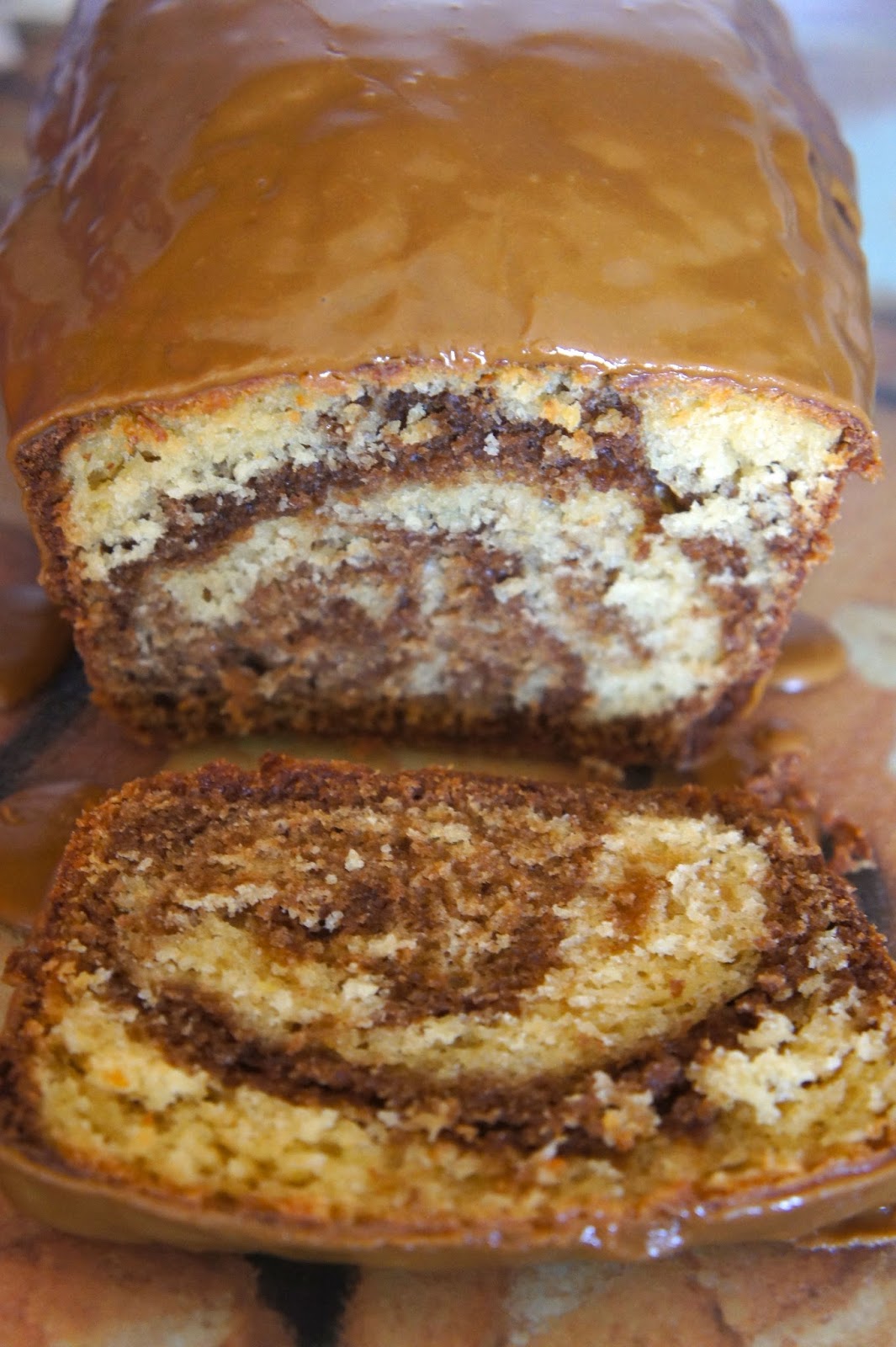 Savory Sweet and Satisfying Mocha Swirl Bread with Espresso Glaze