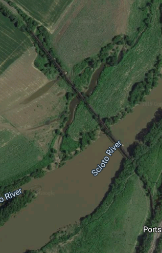 Industrial History Aban Ns N W Cincinnati Junction Bridge Over Scioto River Near Portsmouth Oh