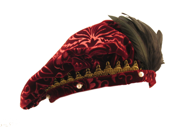 Берет с пером Берет с пером