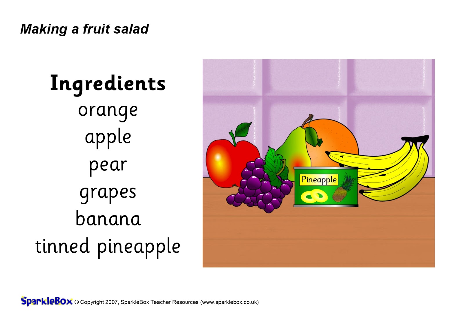 Fruit Salad Recipe for Kids. How to make Fruit Salad. Pirate’s Fruit Salad! Задания. Fruit Salad Recipe for Kids in English.