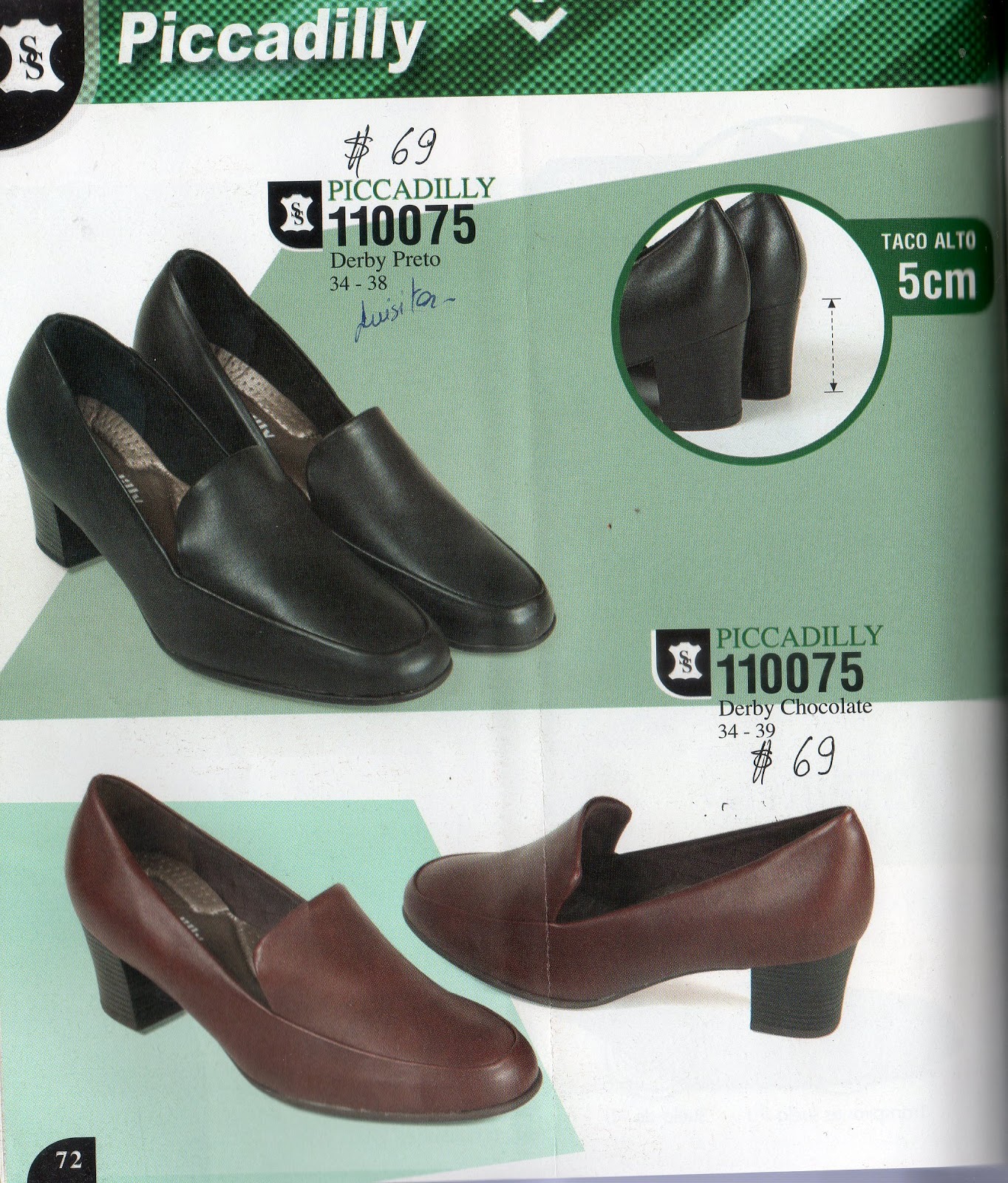 CATALOGO DE ZAPATOS Varios Piccadilly
