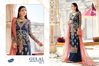  Shree Fab Gulal Embroidered Collection Vol 4 Pakistani Suits Collection, Pakistani Suits Manufaturer Shree Fab Gulal Embroidered Collection Vol 4 Pakistani Suits Buy At Wholesale Price