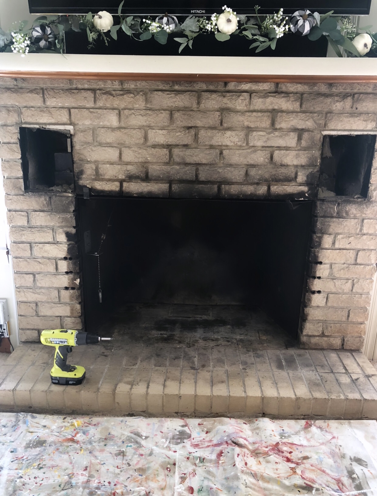 Alex Lately DIY Fireplace Redo