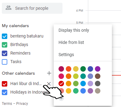 Cara Menampilkan Tanggal Merah/ Hari Libur Di Kalender Android