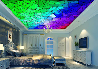 New 3d ceiling art designs for modern interior