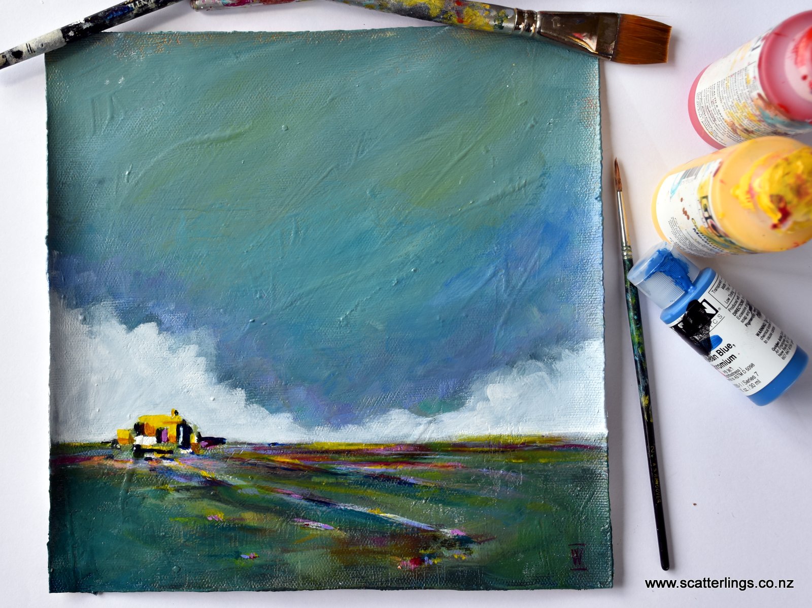 A Pretty Talent Blog: How to create a stay-wet-palette when painting with  acrylics