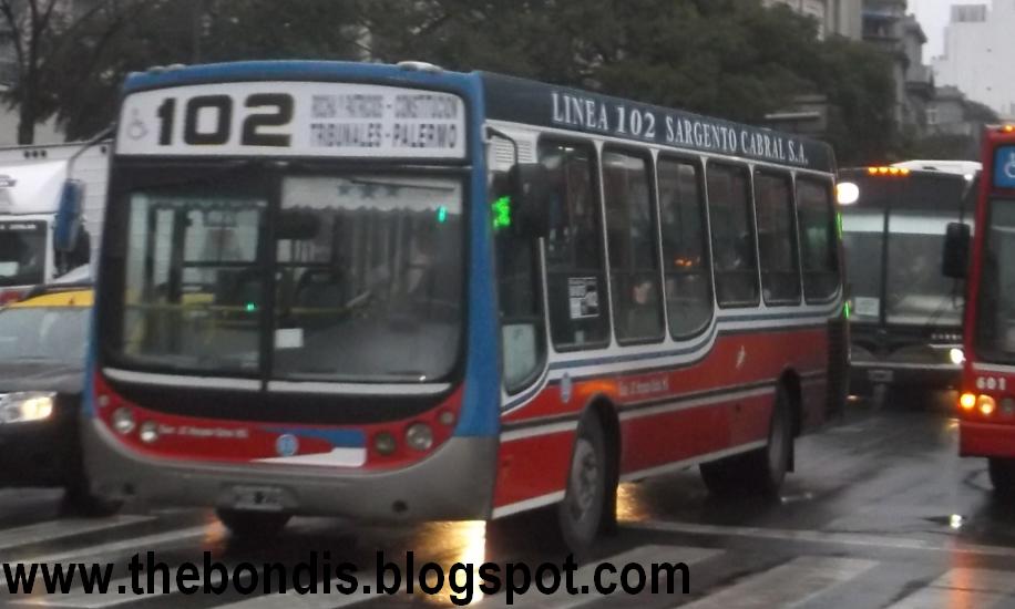 The Bondis Los buses de tu país Otra rareza más en la 102