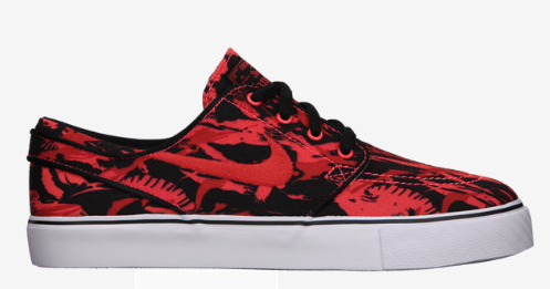 nike janoski red and black