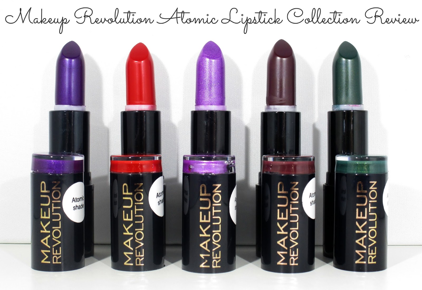 Makeup Revolution Atomic Collection Review