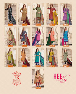 JK Heenaz 11 Cotton Dress Material