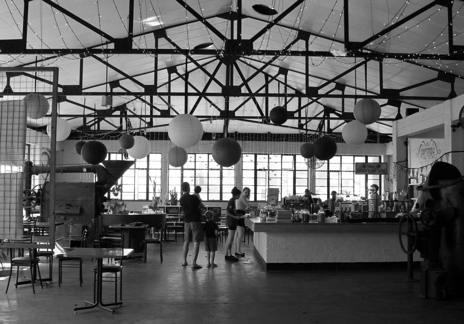 Under our own olive tree When in Durban.. the Factory Cafe