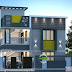 4 bedrooms 2500 sq.ft duplex modern home design