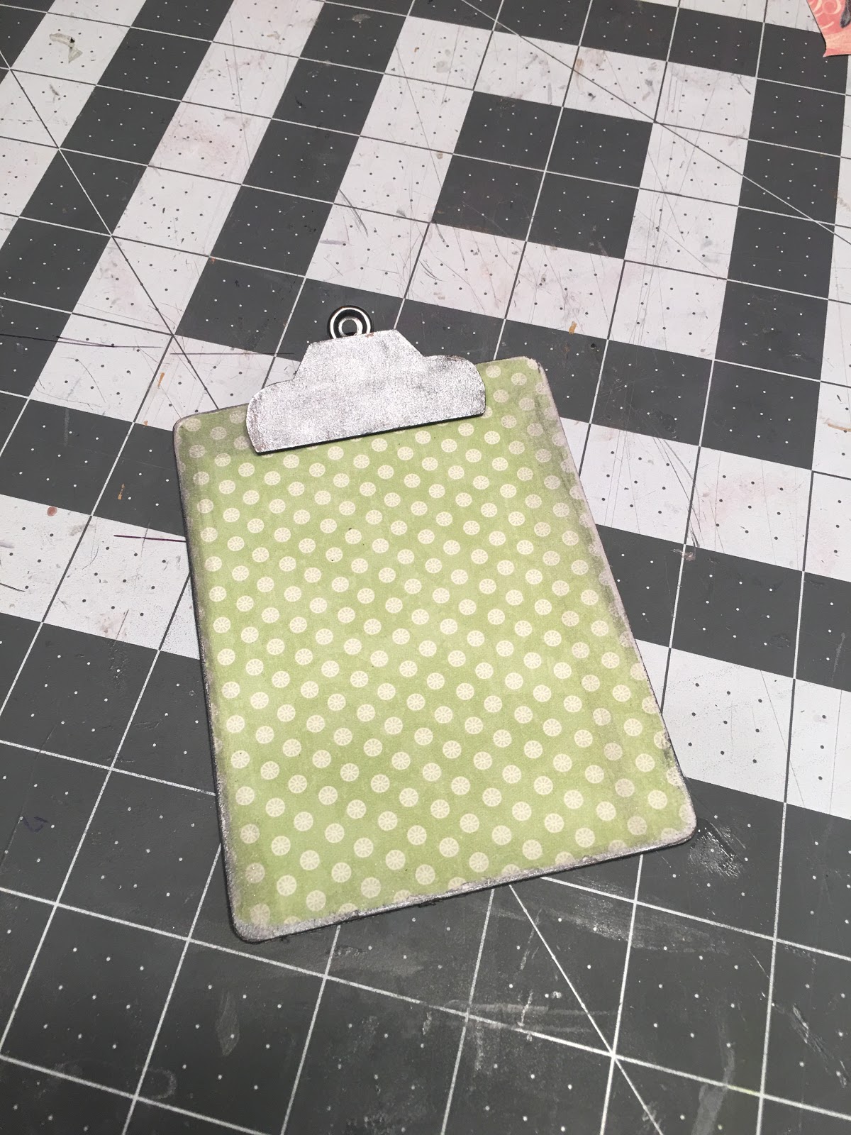 Gypsy Soul Laser Cuts Spring Mini Clipboard by Sandy Trefger