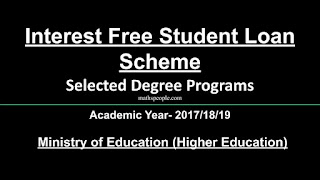 Interest Free Student Loan Scheme Selected List (MOHE) Academic Year 2017/2018/2019