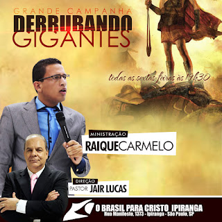 Campanha Derrubando Gigantes - Pastor Raique Carmelo