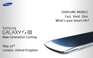 Samsung S III invitation