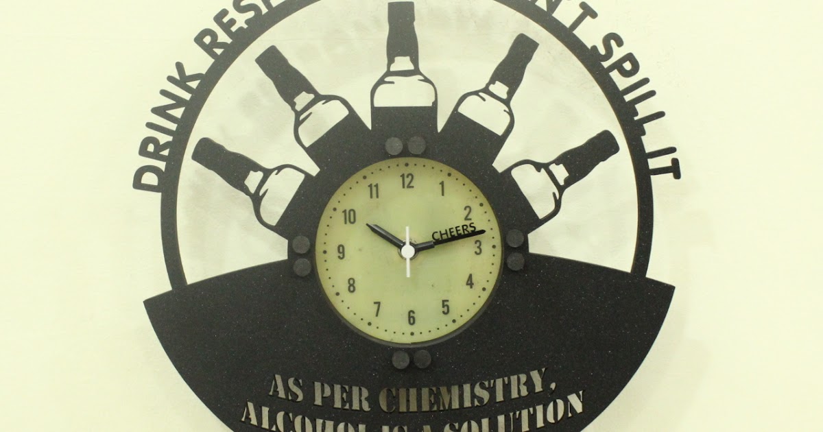 Decorative Bar Wall Clock