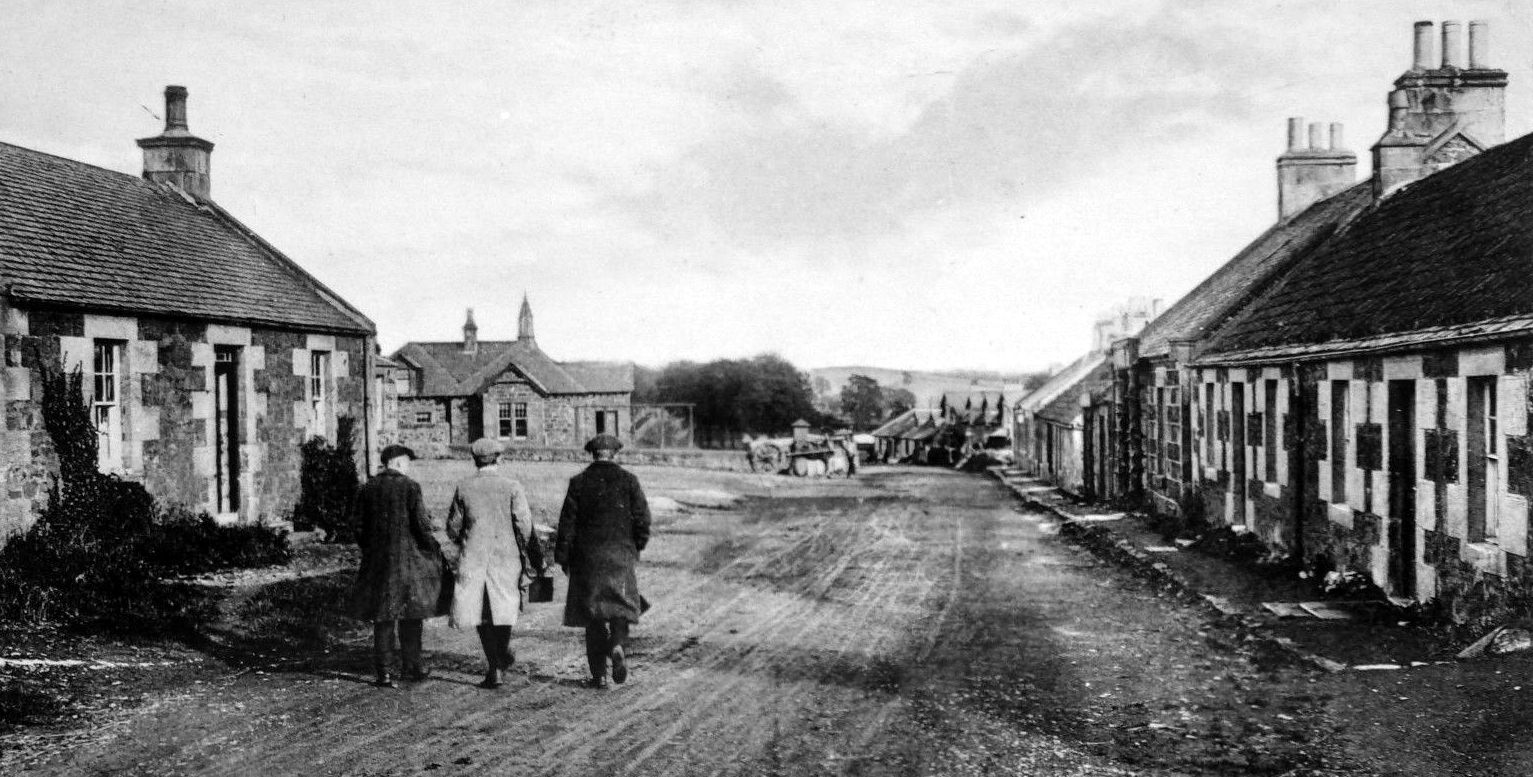 Tour Scotland Old Photograph Gauldry Fife Scotland