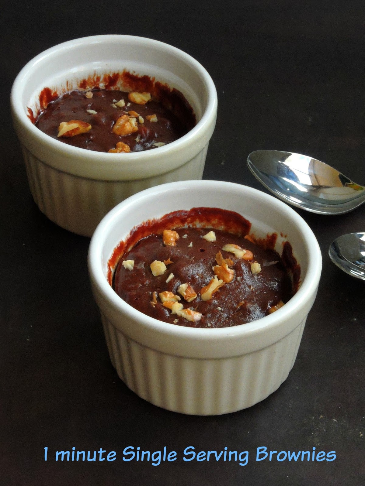 Microwave 1 minute Single Serving Brownies Cook N Click