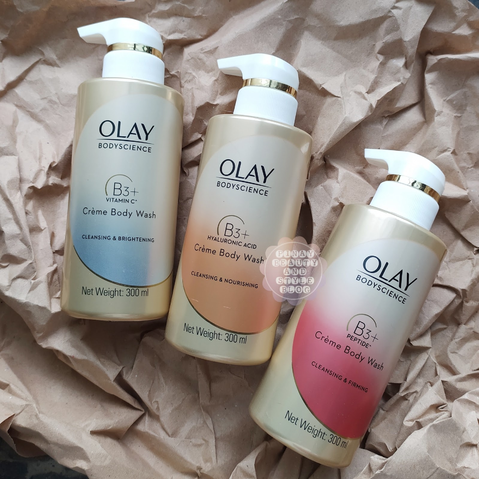 Olay Body Wash Review All 3 BodyScience Body Wash with Niacinamide
