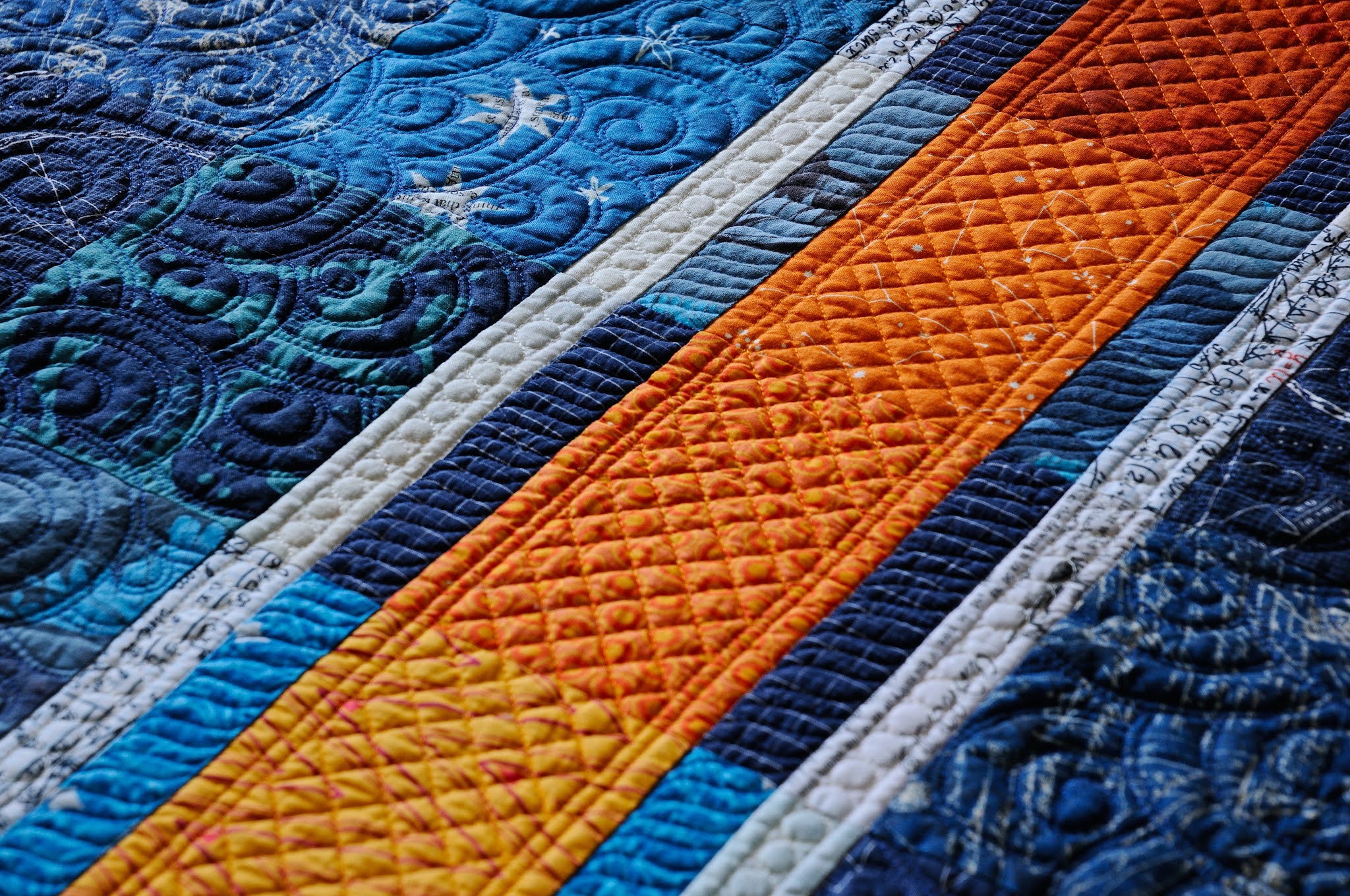 Huntspatch Quilts An Auburn "AU" quilt