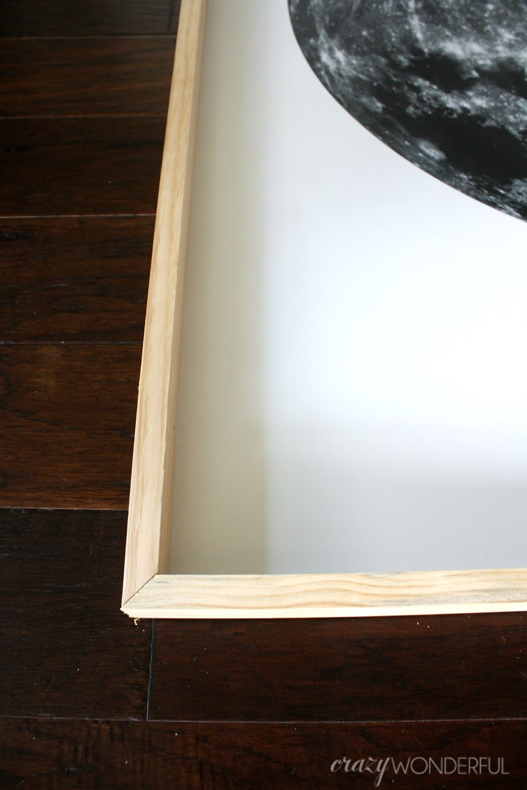 large framed art tutorial Crazy Wonderful