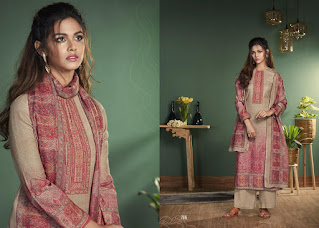 T And M Designer Saairah Pashmina Winter Wear Salwar Suits