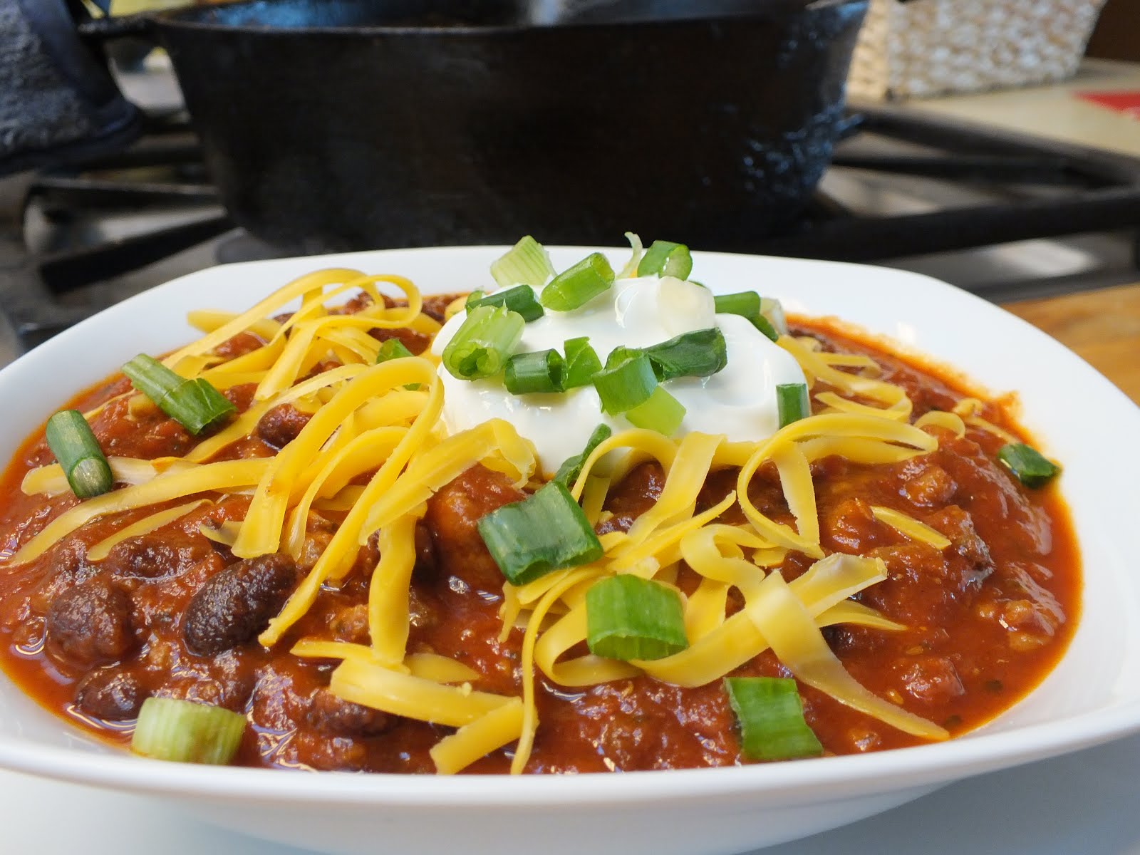 CJ's Kitchen Chorizo Chili