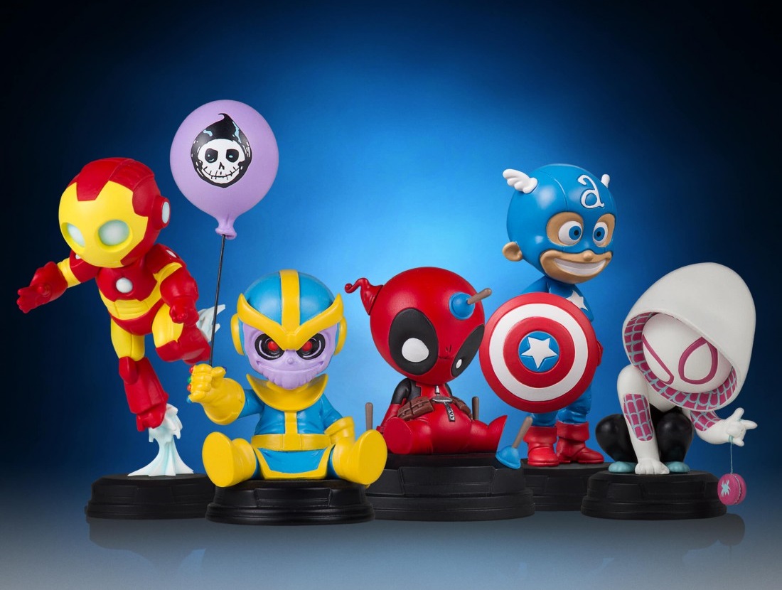 The Blot Says... Animated Deadpool Mini Marvel Statue by Skottie Young