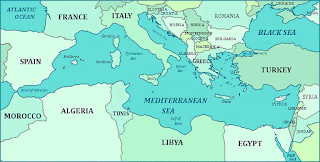 Mediterranean Map 