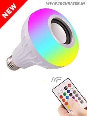 Colors changing LED Bulb with Bluetooth Speaker