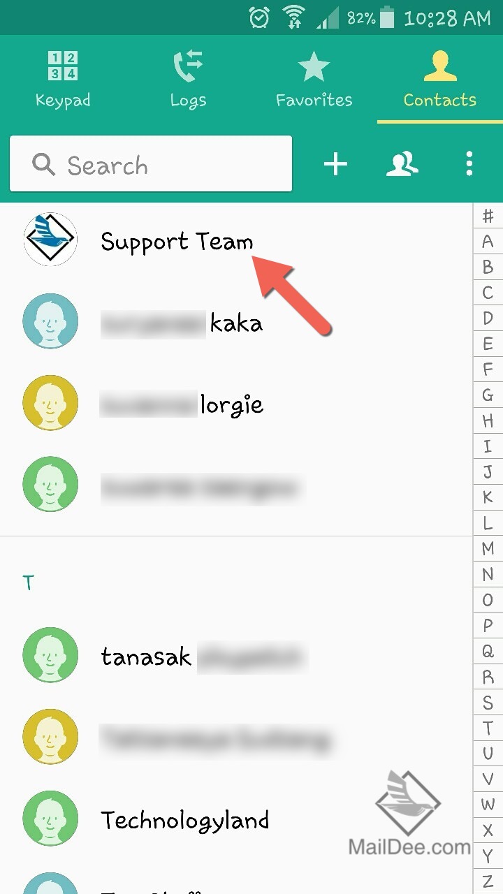 Technology Land Co., Ltd. [Android] วิธีแก้ไขเบอร์, email และ ข้อมูลใน