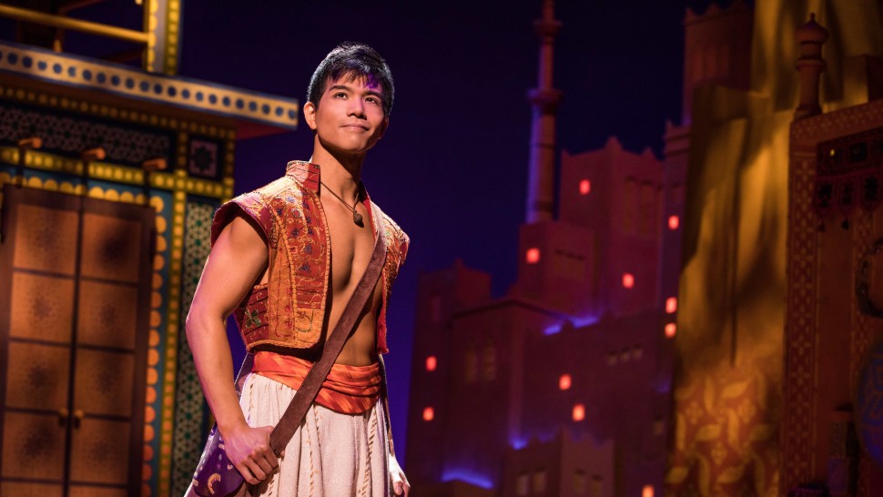 Aladdin Musical Salaam Worthy Friends Telly Leung Steel Burkhardt Take Final Bows On Broadway aladdin musical salaam worthy friends