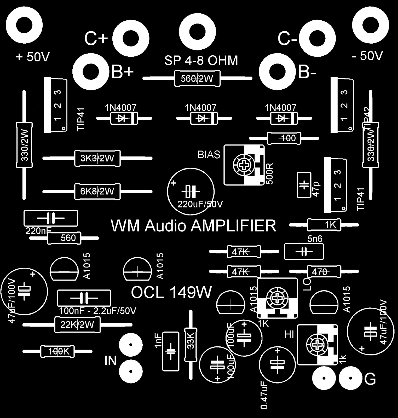 WM Audio SS: Modifikasi OCL Amplifier Suara Jernih