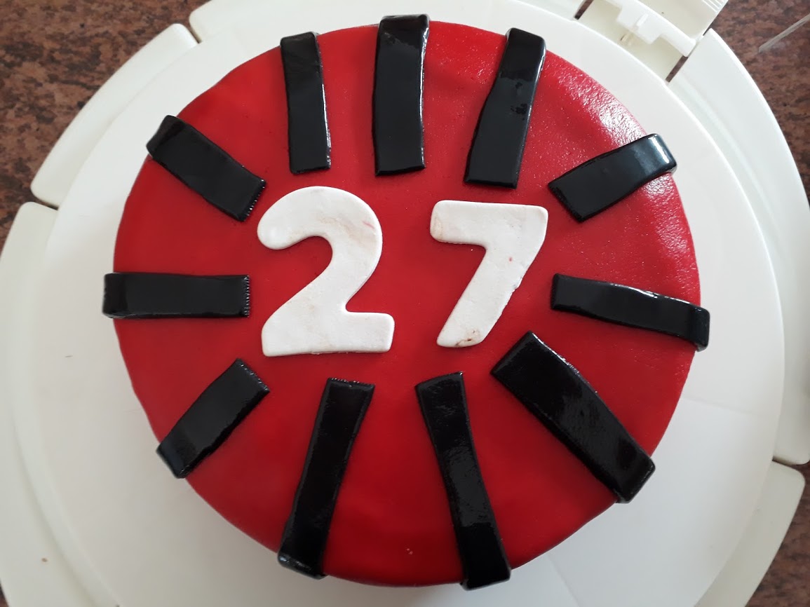 Erste Richtige Fondant Torte