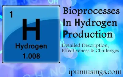 Bioprocesses in Hydrogen Production - Detailed description, Effectiveness and Challenges (#biochemistry)(#hydrogen)(#bioprocess)(#ipumusings)(#biohydrogen)