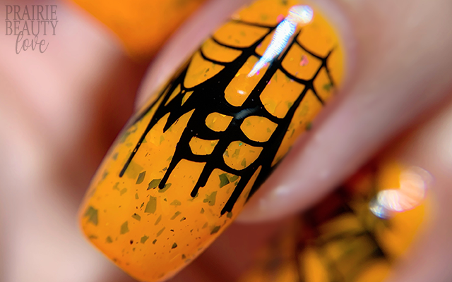 1. Spooky Spiderweb Nails - wide 3