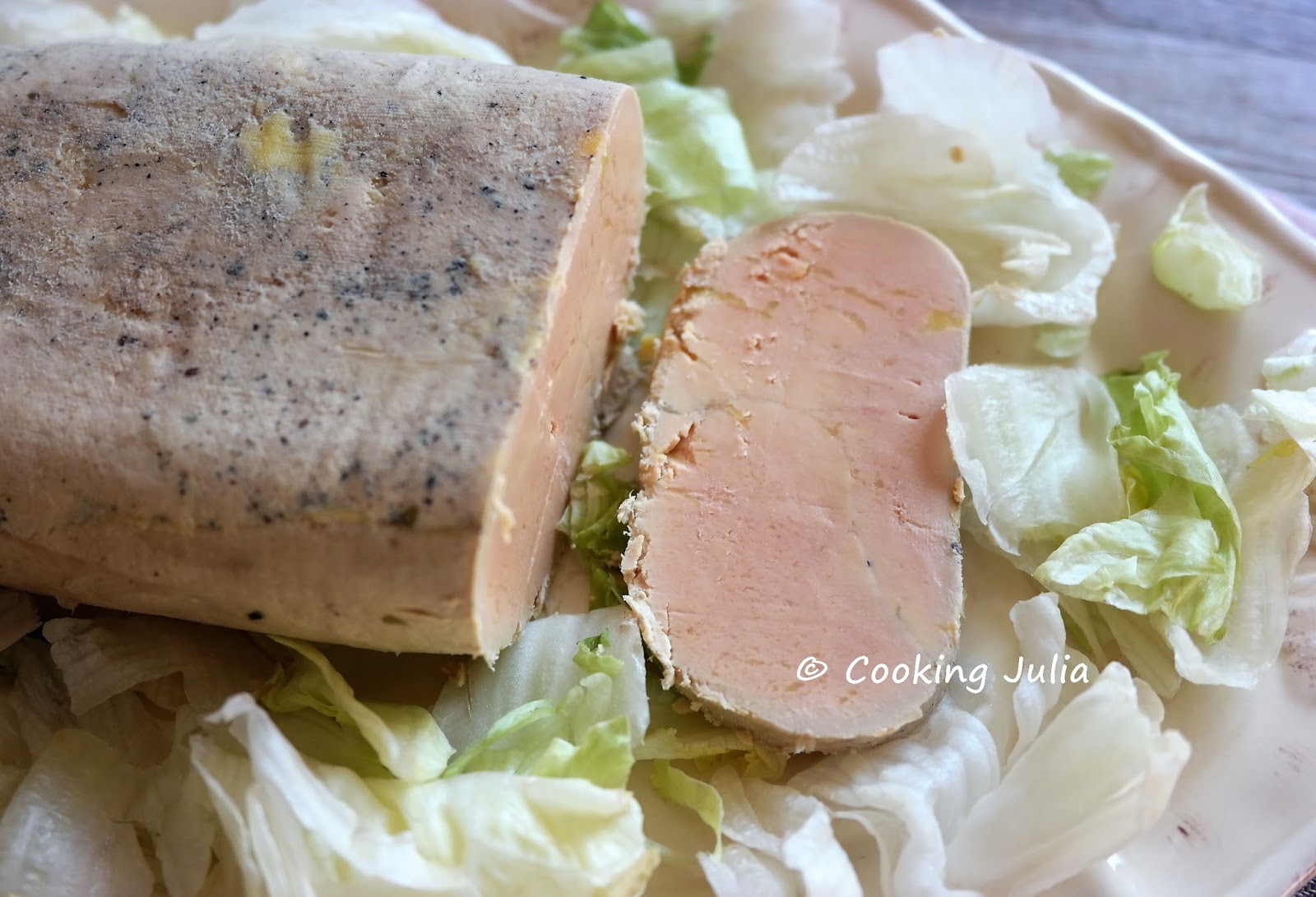 COOKING JULIA FOIE GRAS AU TORCHON