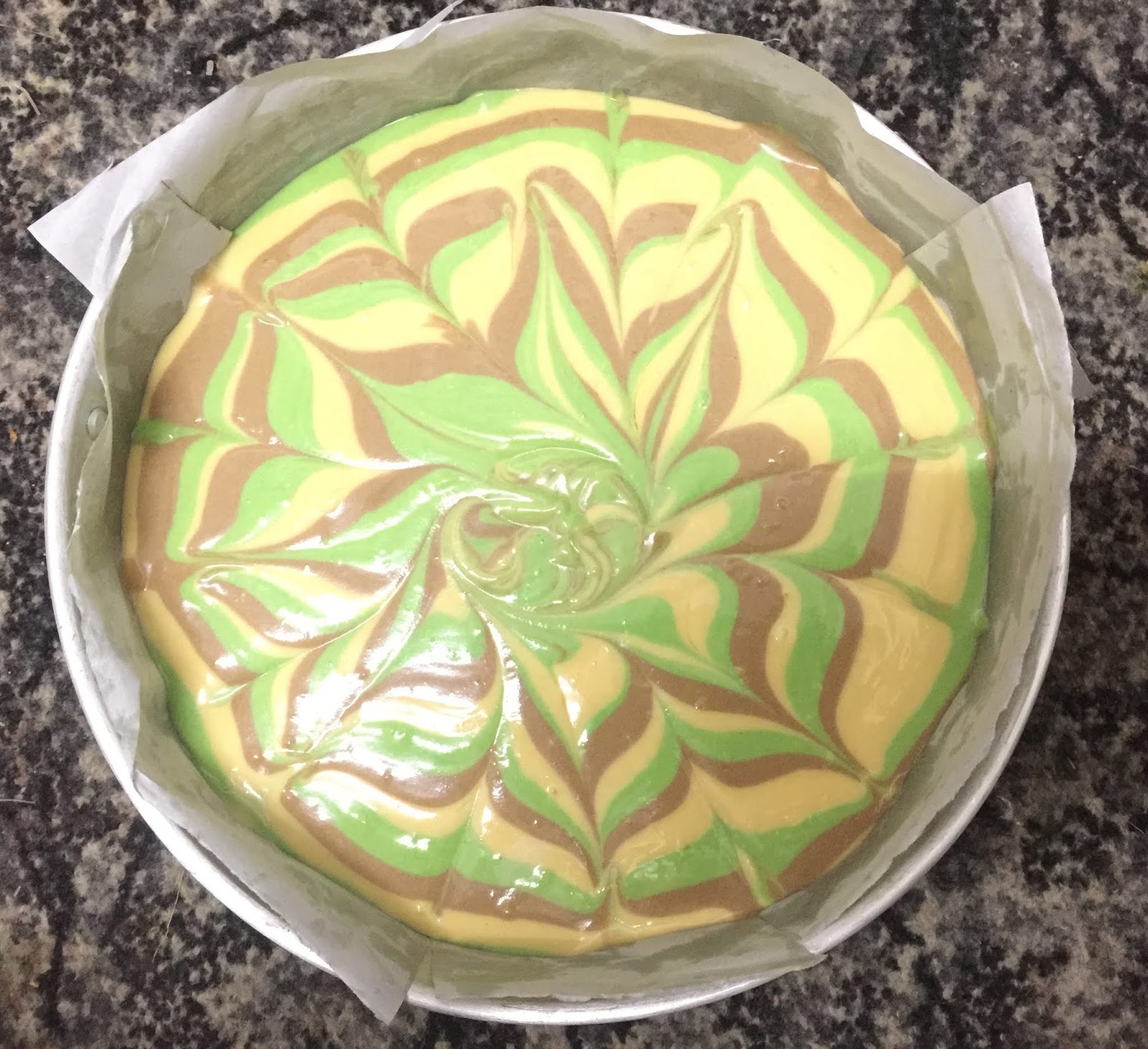 Resepi Marble Butter Cake Gebu Bonda Chanteq